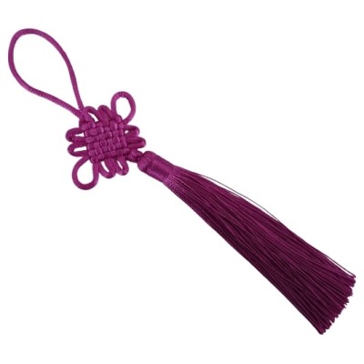 Suspension Noeud Mystique sans fin violet Feu
