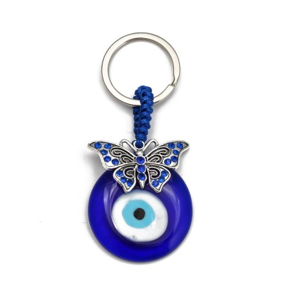 Porte Clés Papillon Contre le Mauvais Oeil