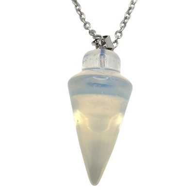 Collier Pendule en Opaline