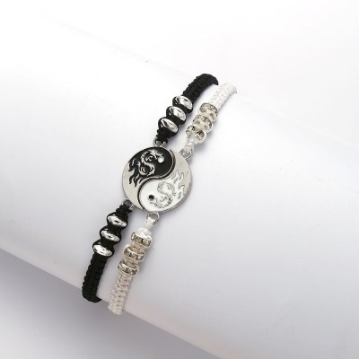 Bracelets Couple Yin Yang Dragons