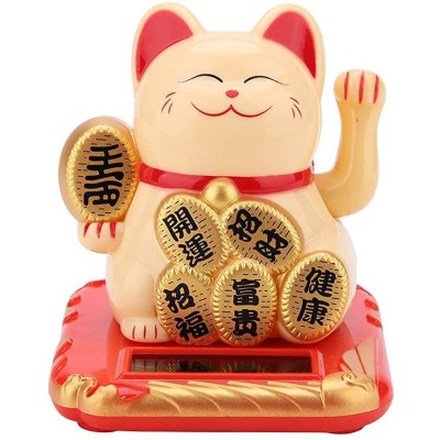 Chat Maneki Neko Bonheur beige