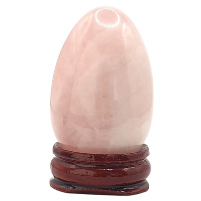 Oeuf en Quartz rose 45mm