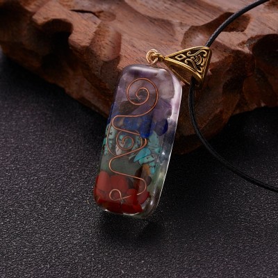 Collier Orgonite Chakras Energie