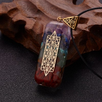 Collier Orgonite Chakras Vitalité