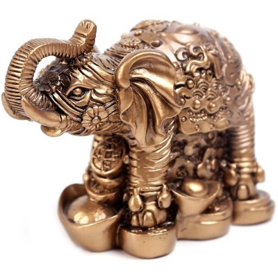 Statue Eléphant aux Lingots bronze
