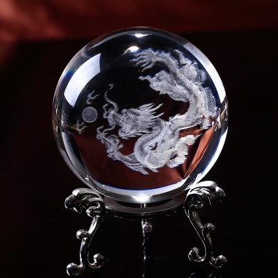 Boule de Cristal Dragon 60mm