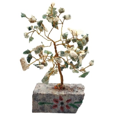 Arbre à Pierres en Agate Mousse