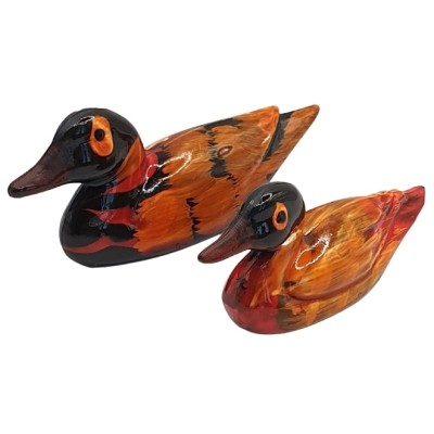 Statues Couple de Canards Mandarins 65mm