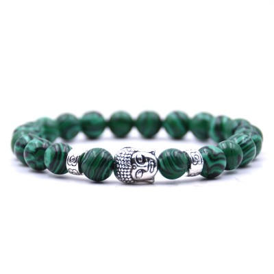 Bracelet Bouddha Thaï en Malachite