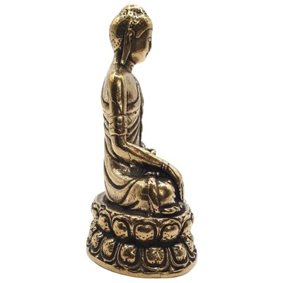 Statue Bouddha Zen en cuivre