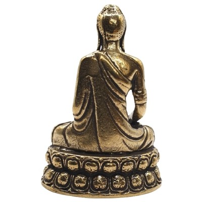 Statue Bouddha Zen en cuivre
