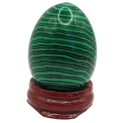 Oeuf en Malachite 40mm