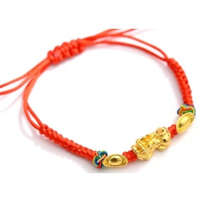 Bracelet Talisman Pi Yao aux Lingots