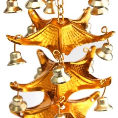 Carillon Pagodes 5 Branches dorées