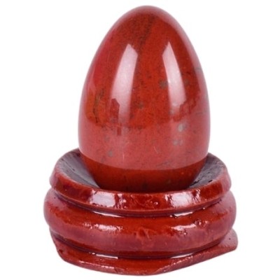 Oeuf en Jaspe rouge 30mm