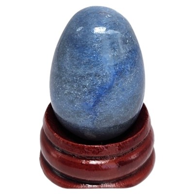 Oeuf en Aventurine bleue 30mm