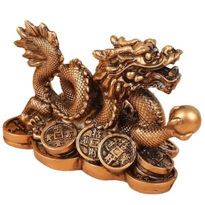 Statue Dragon Protecteur bronze