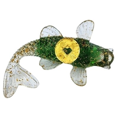 Figurine Poisson Carpe vert