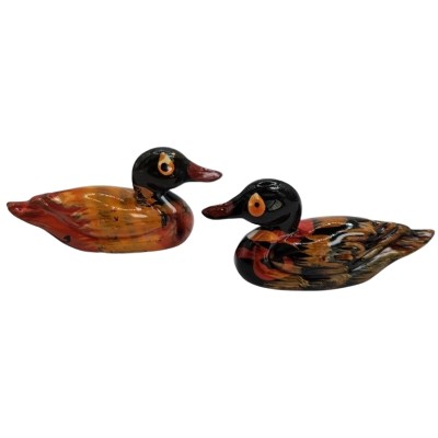 Statue Couple de Canards Mandarins 55mm