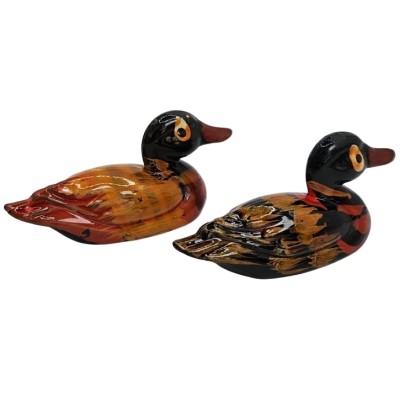 Statue Couple de Canards Mandarins 55mm