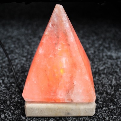 Lampe USB en Cristal de Sel de l'Himalaya, Pyramide