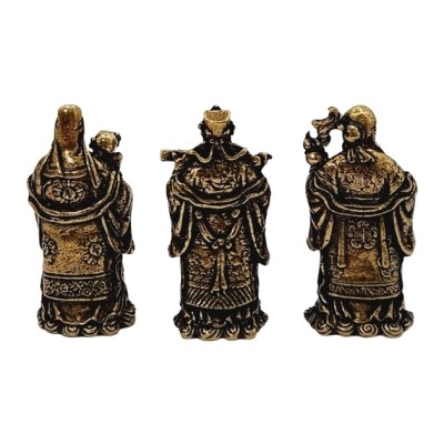 Statues Les 3 Sages Immortels cuivre