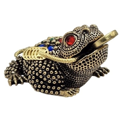Statue Grenouille de la Richesse cuivre