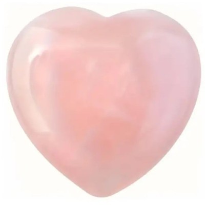 Coeur en Quartz Rose 40mm