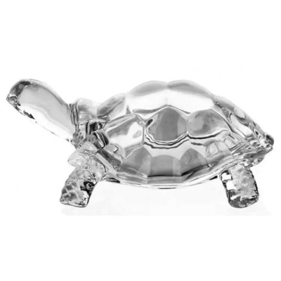 Tortue en Cristal blanc