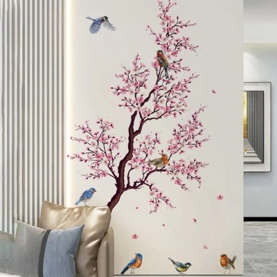 Sticker Branches de Cerisier aux Oiseaux