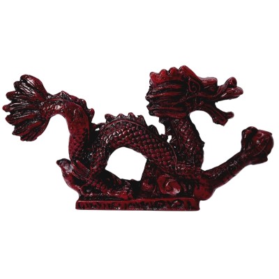 Statue Dragon Sacré rouge