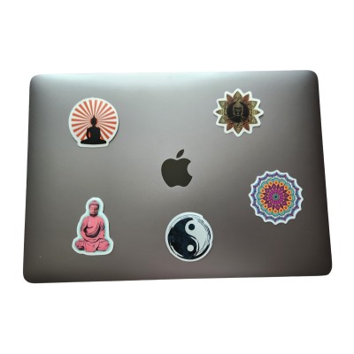 Les 4 Stickers Spirituels + 1 Sticker Mandala offert