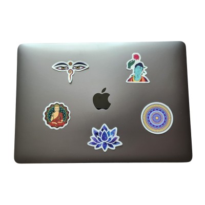 Les 4 Stickers Harmonie + 1 Sticker Mandala offert