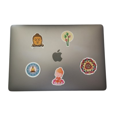 Les 4 Stickers Quiétudes + 1 Sticker Mandala offert