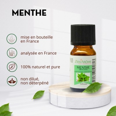 Huile Essentielle de Menthe Arvensis