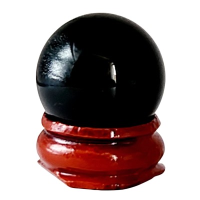 Boule d'Obsidienne noire 25mm