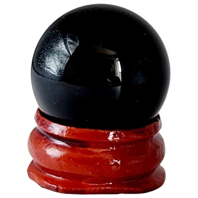 Boule d'Obsidienne noire 25mm