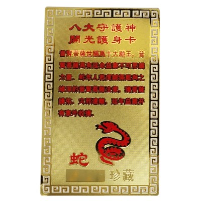 Amulette Protection Zodiaque Serpent