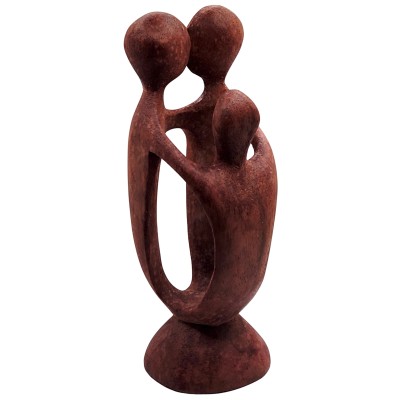 Statue Famille du Bonheur 15cm